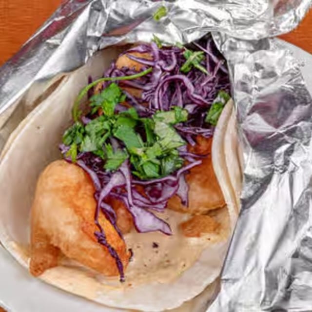 Crispy Shrimp Taco.