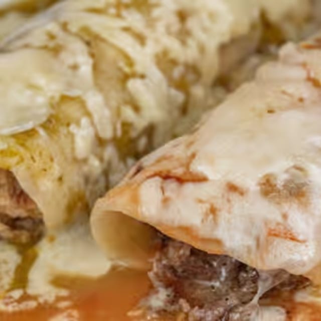 Chicken Fajita Enchilada.